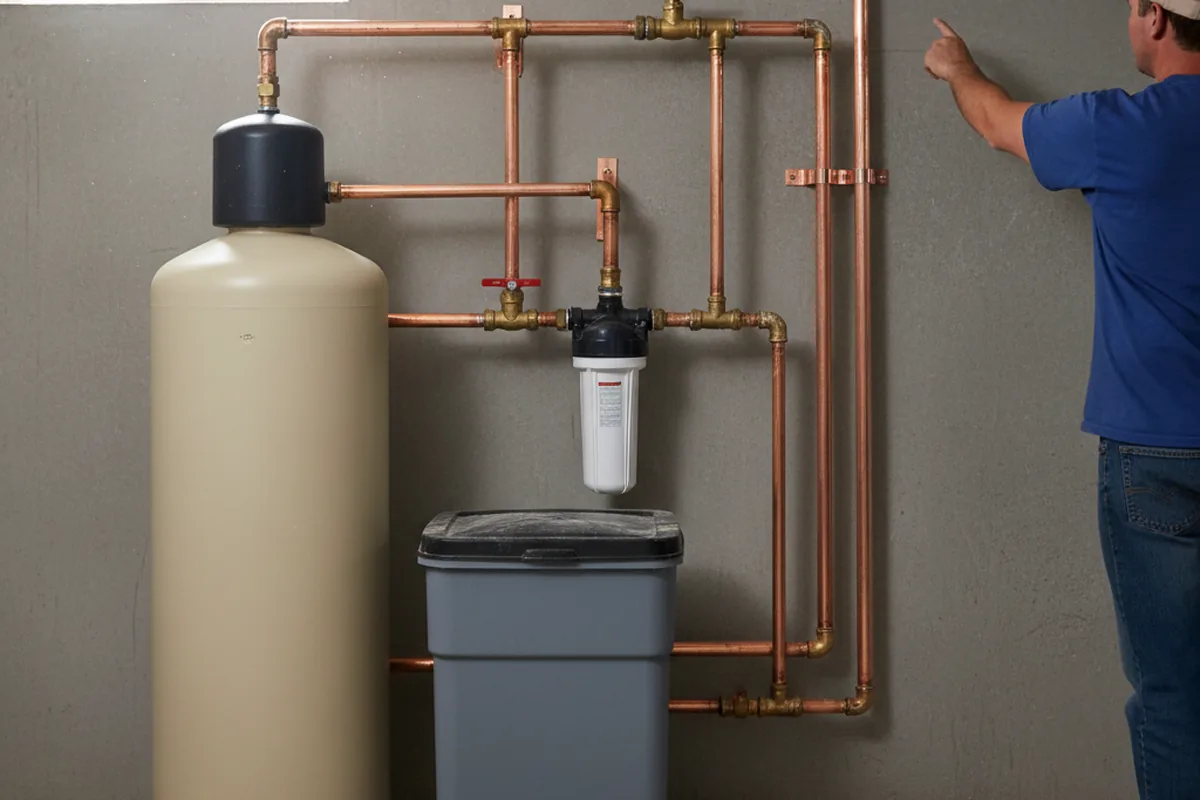 Whole-house water treatment system installed in Yorkville